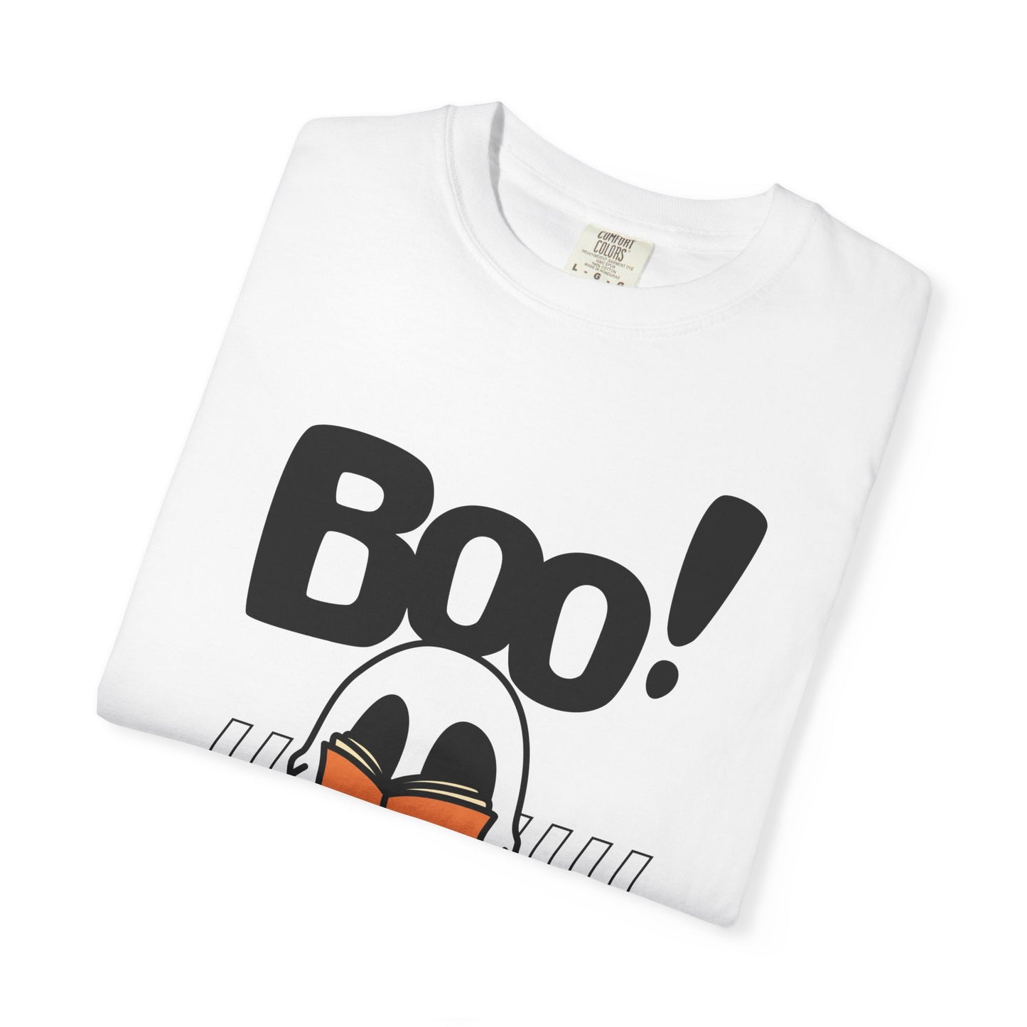 Unisex Halloween Graphic Tee – Spooky Ghost Design