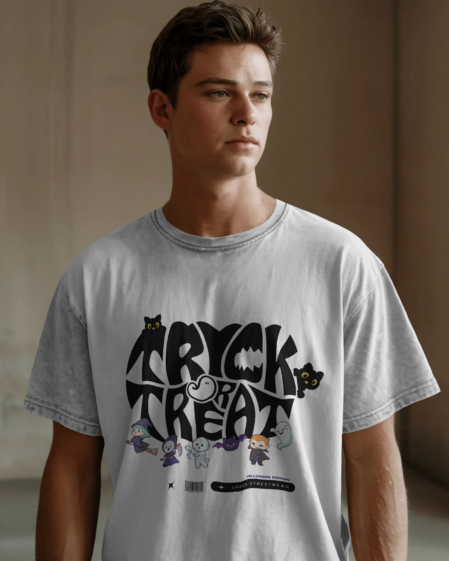 Unisex Halloween Cotton Tee – Trick or Treat