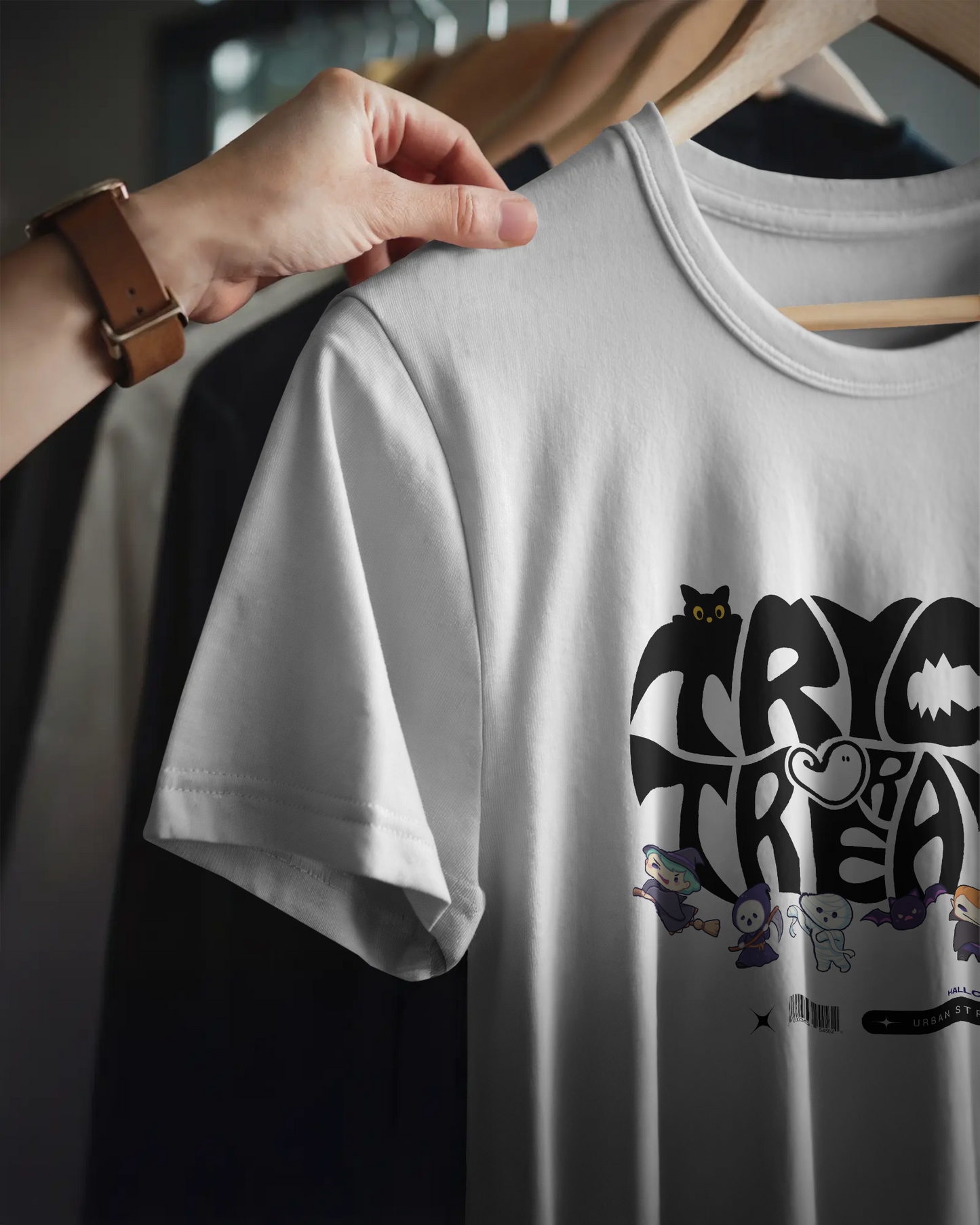 Unisex Halloween Cotton Tee – Trick or Treat