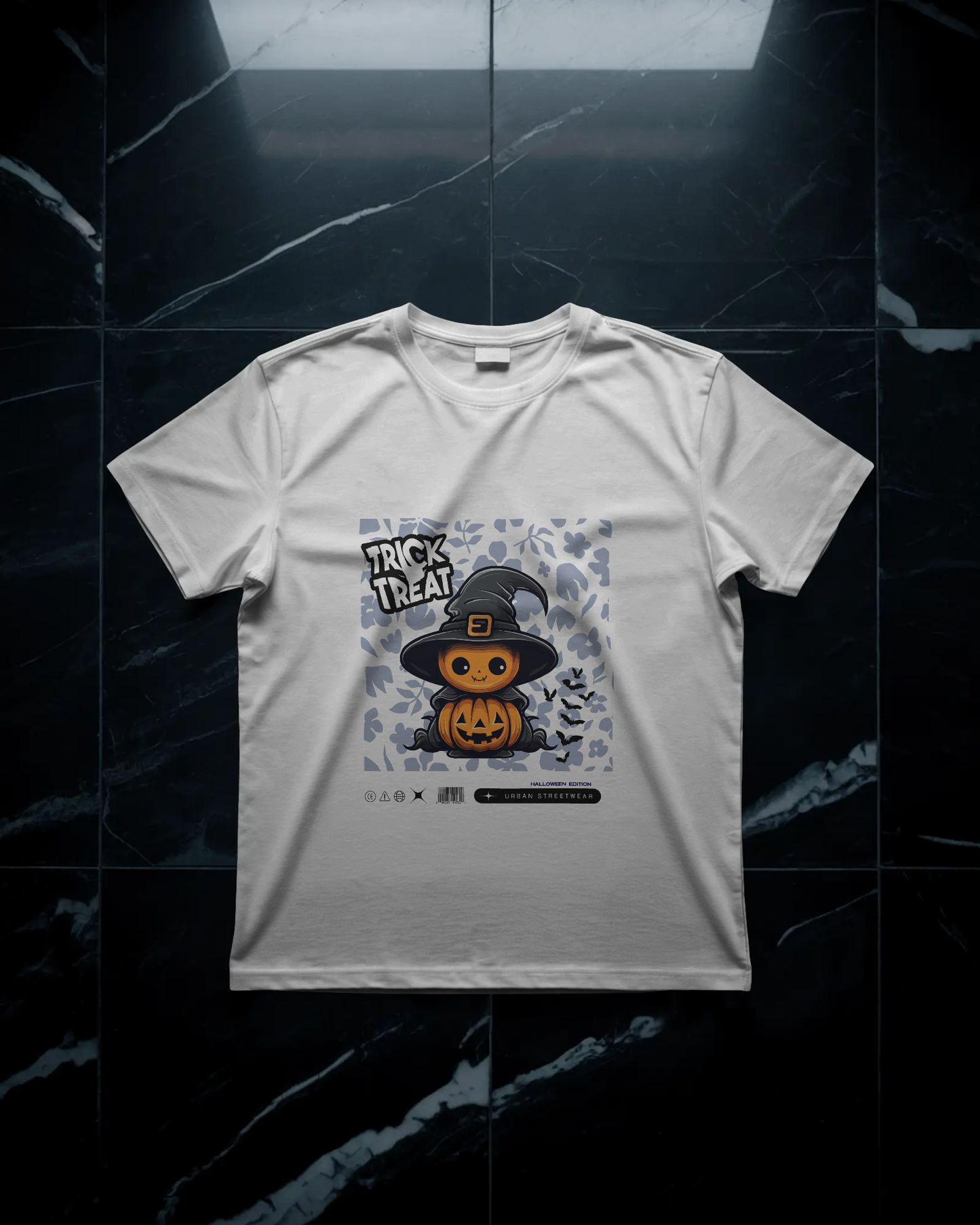 Unisex Halloween Tee – Trick or Treat Pumpkin Design