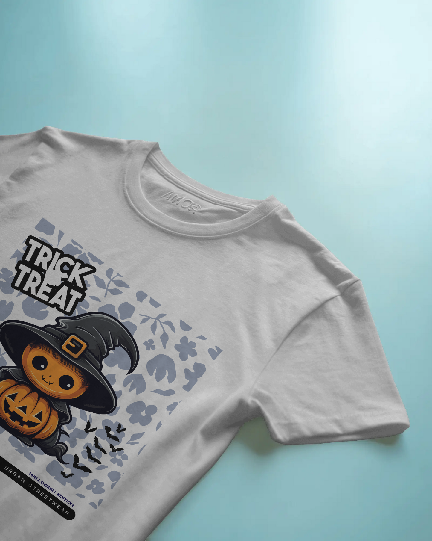 Unisex Halloween Tee – Trick or Treat Pumpkin Design