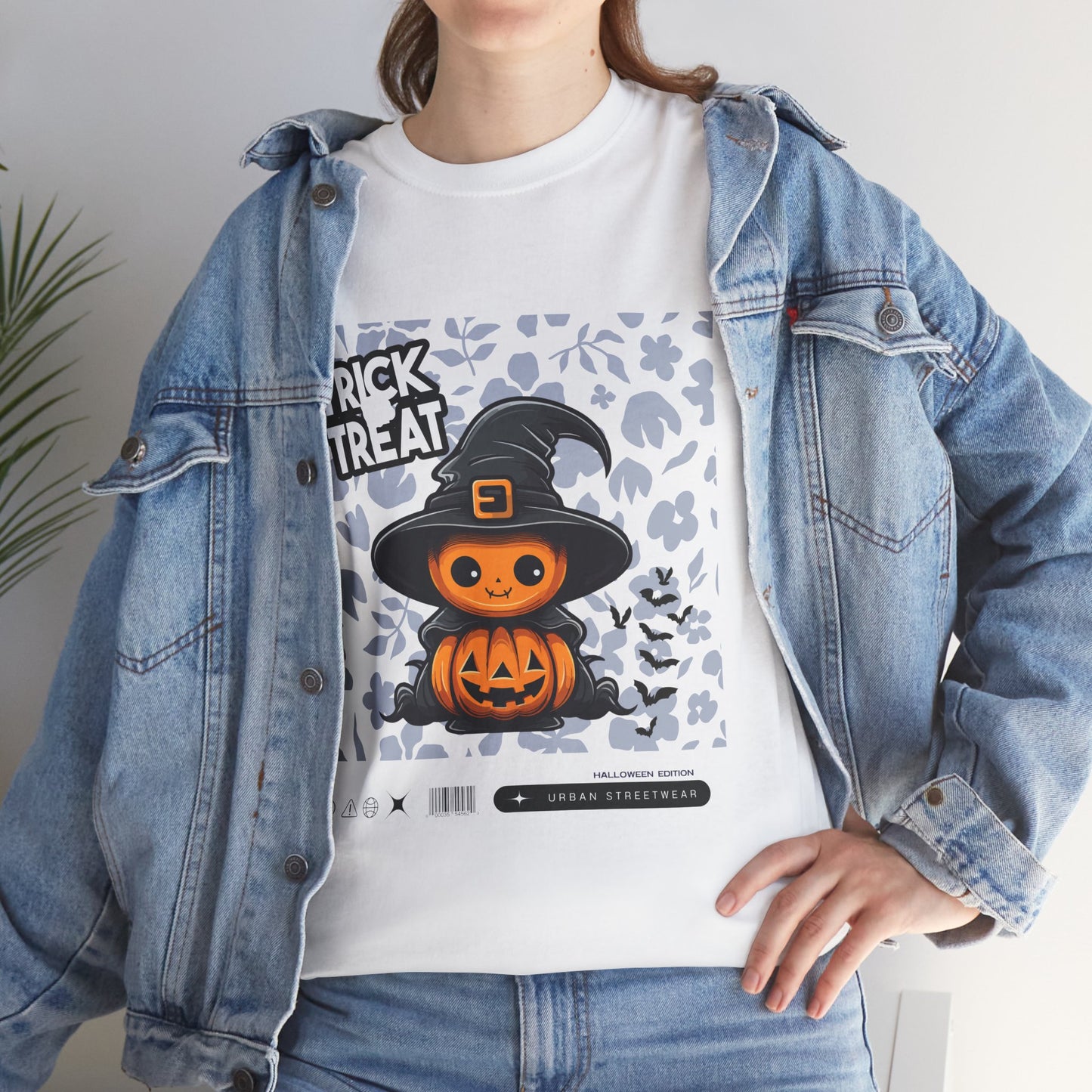 Unisex Halloween Tee – Trick or Treat Pumpkin Design