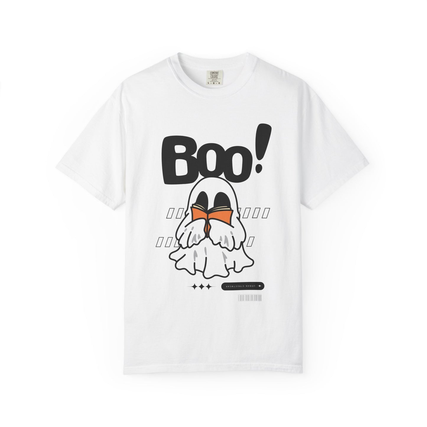 Unisex Halloween Graphic Tee – Spooky Ghost Design