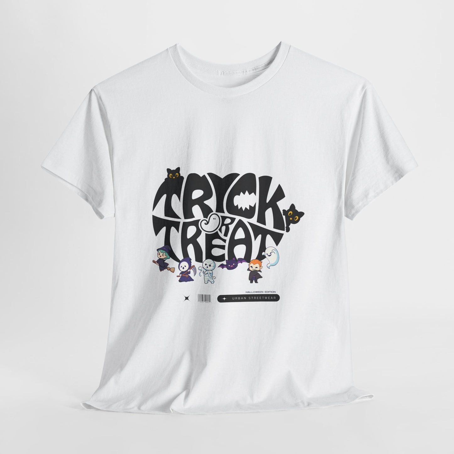 Unisex Halloween Cotton Tee – Trick or Treat