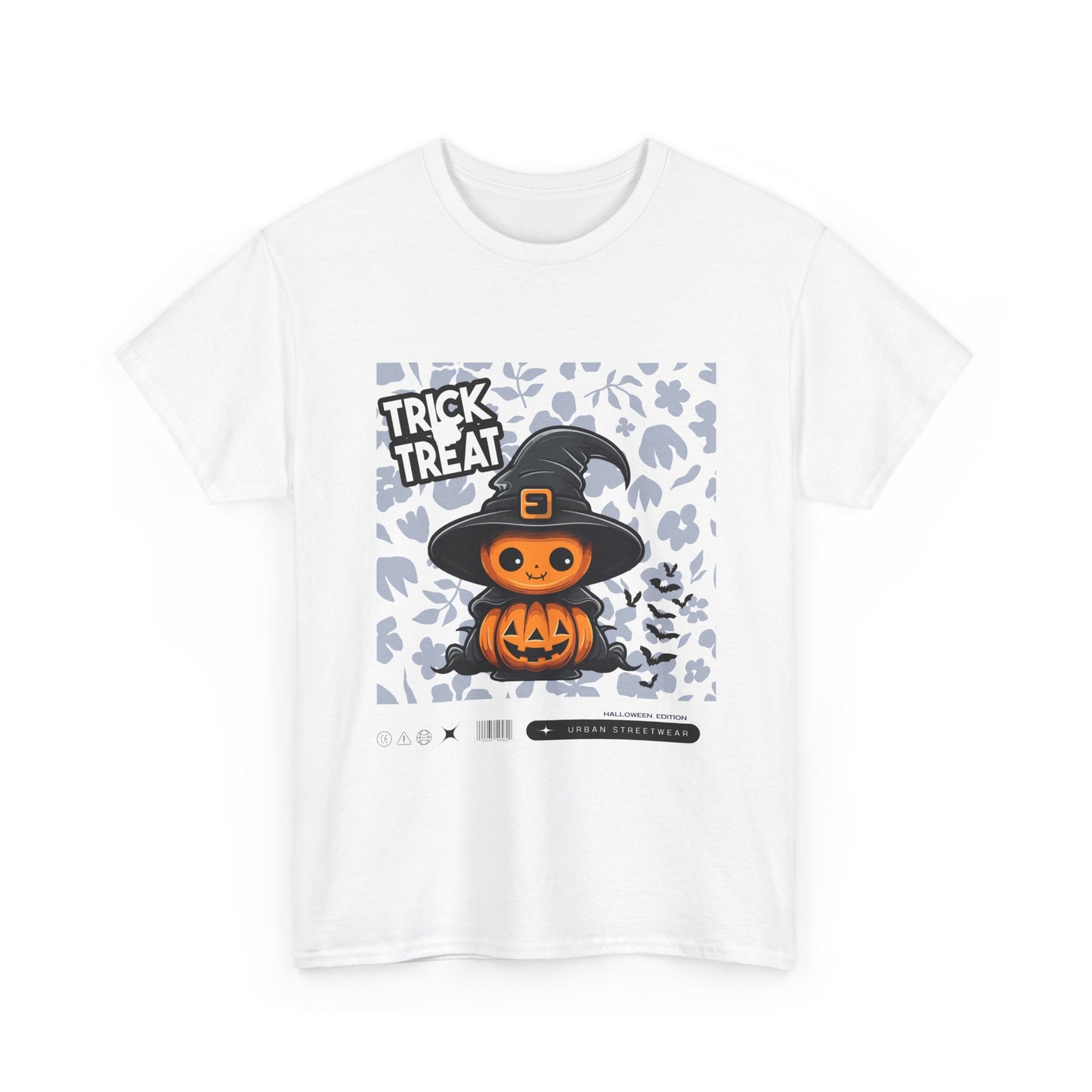Unisex Halloween Tee – Trick or Treat Pumpkin Design