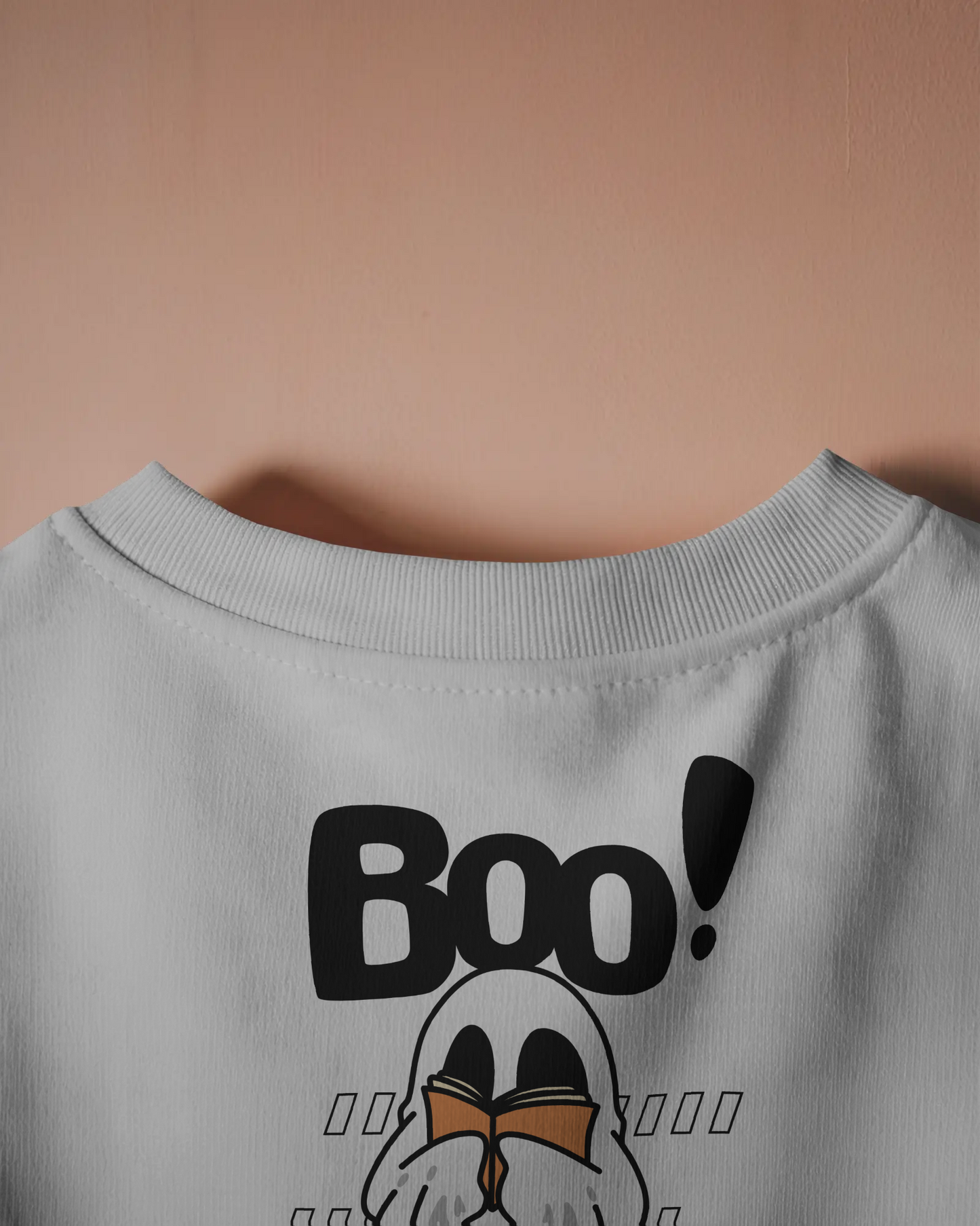 Unisex Halloween Graphic Tee – Spooky Ghost Design