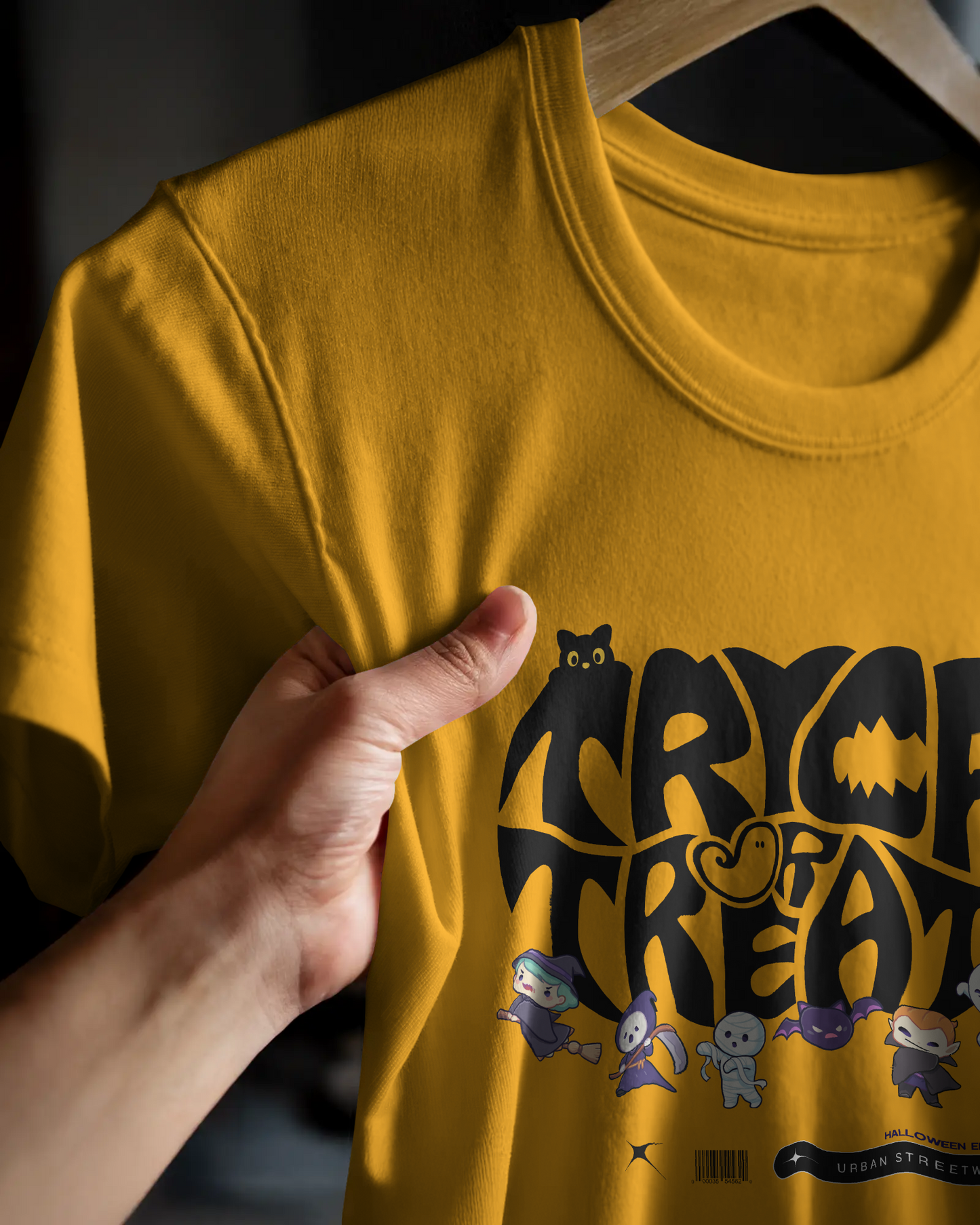 Unisex Halloween Cotton Tee – Trick or Treat