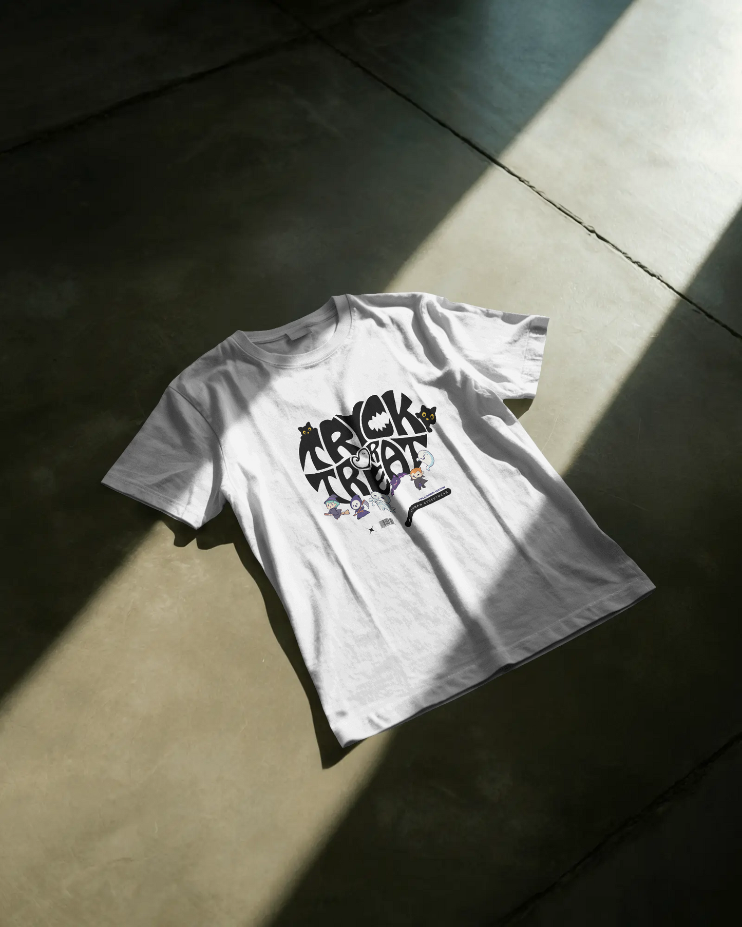 Unisex Halloween Cotton Tee – Trick or Treat