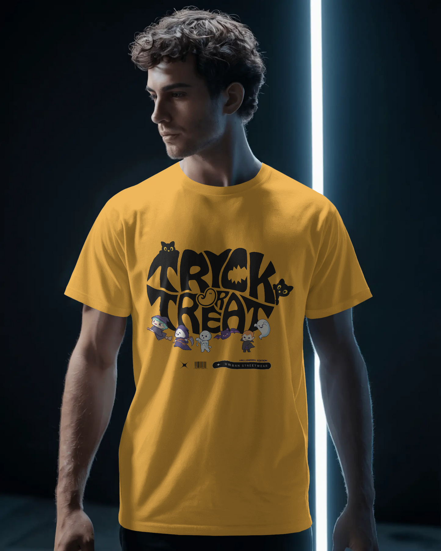 Unisex Halloween Cotton Tee – Trick or Treat