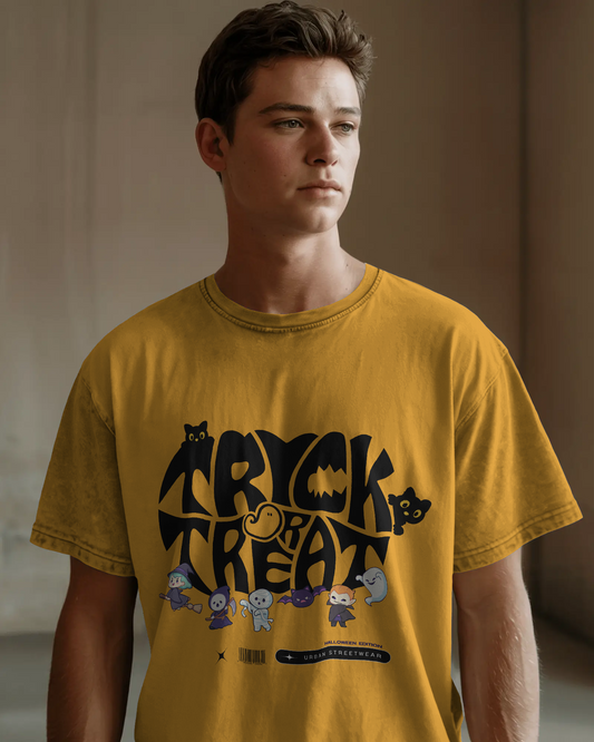 Unisex Halloween Cotton Tee – Trick or Treat