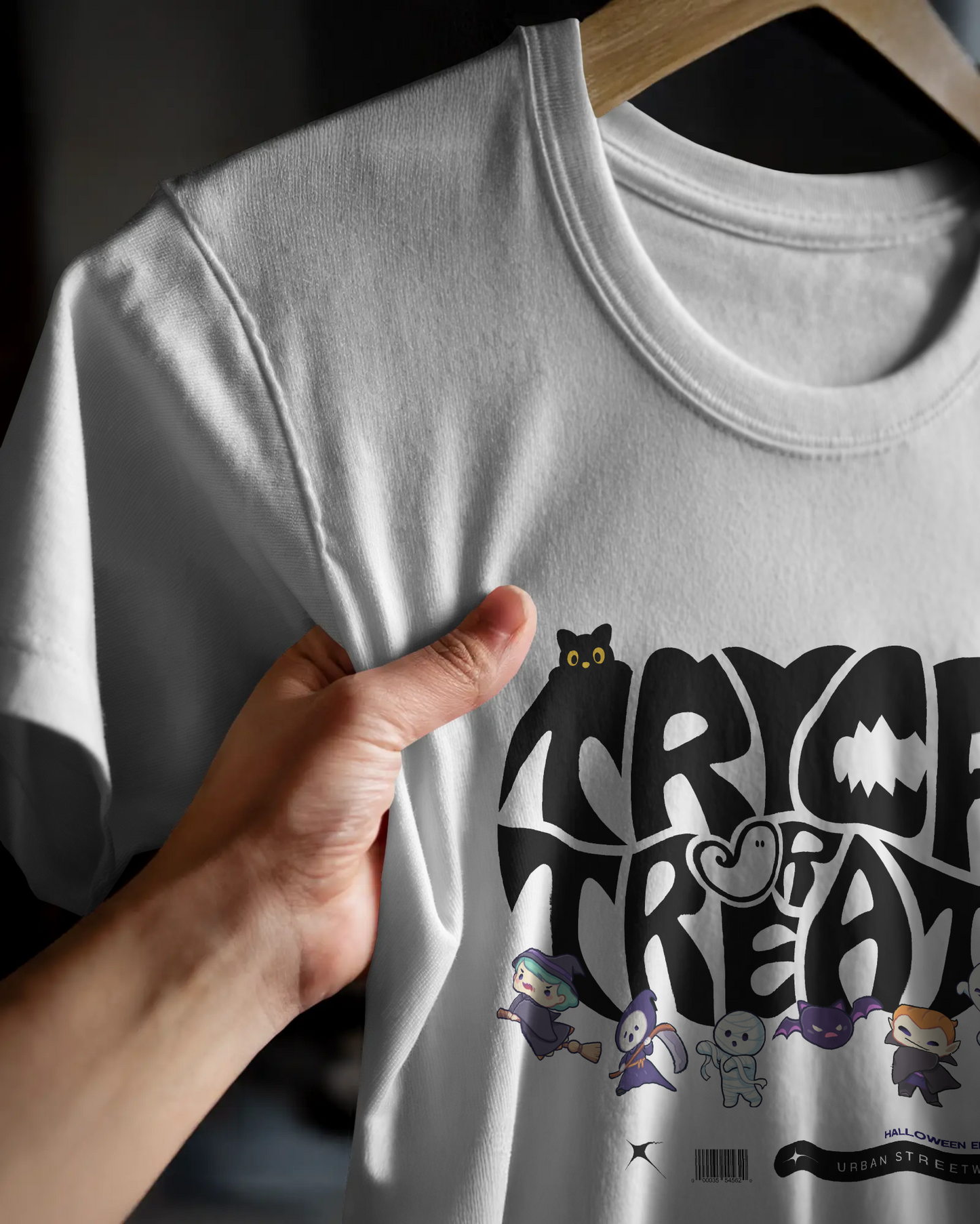 Unisex Halloween Cotton Tee – Trick or Treat
