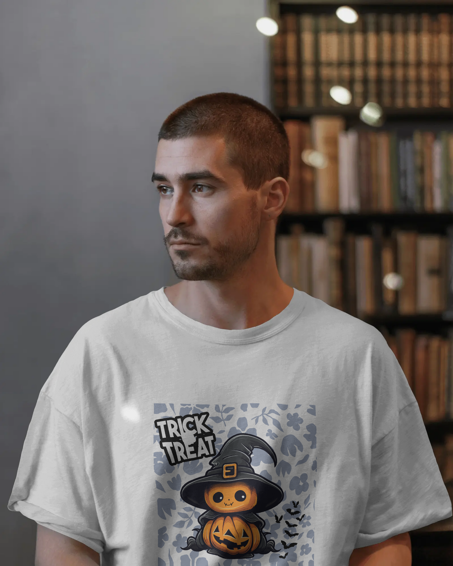 Unisex Halloween Tee – Trick or Treat Pumpkin Design