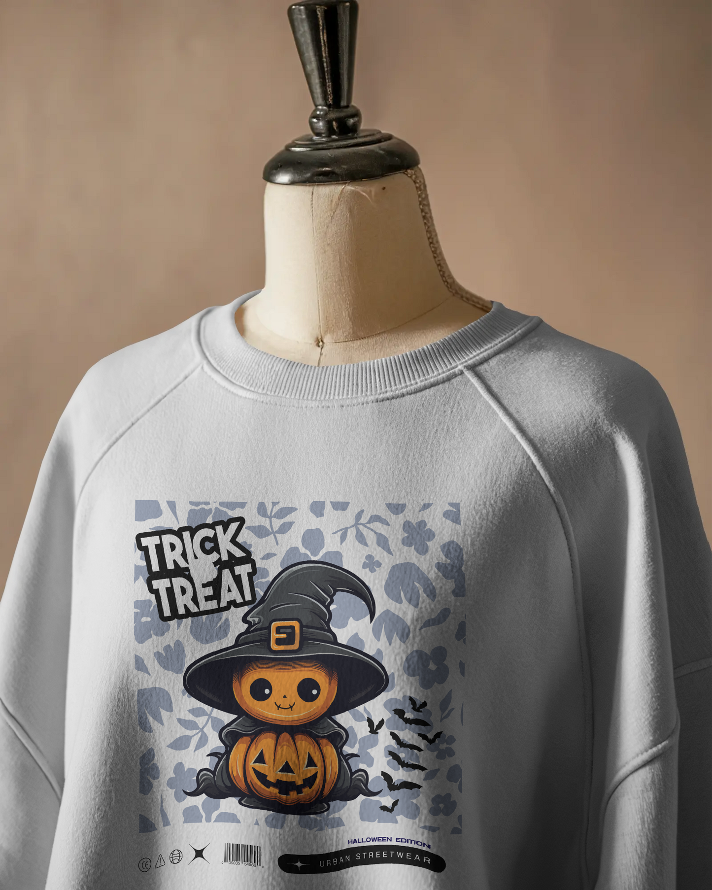 Unisex Halloween Tee – Trick or Treat Pumpkin Design