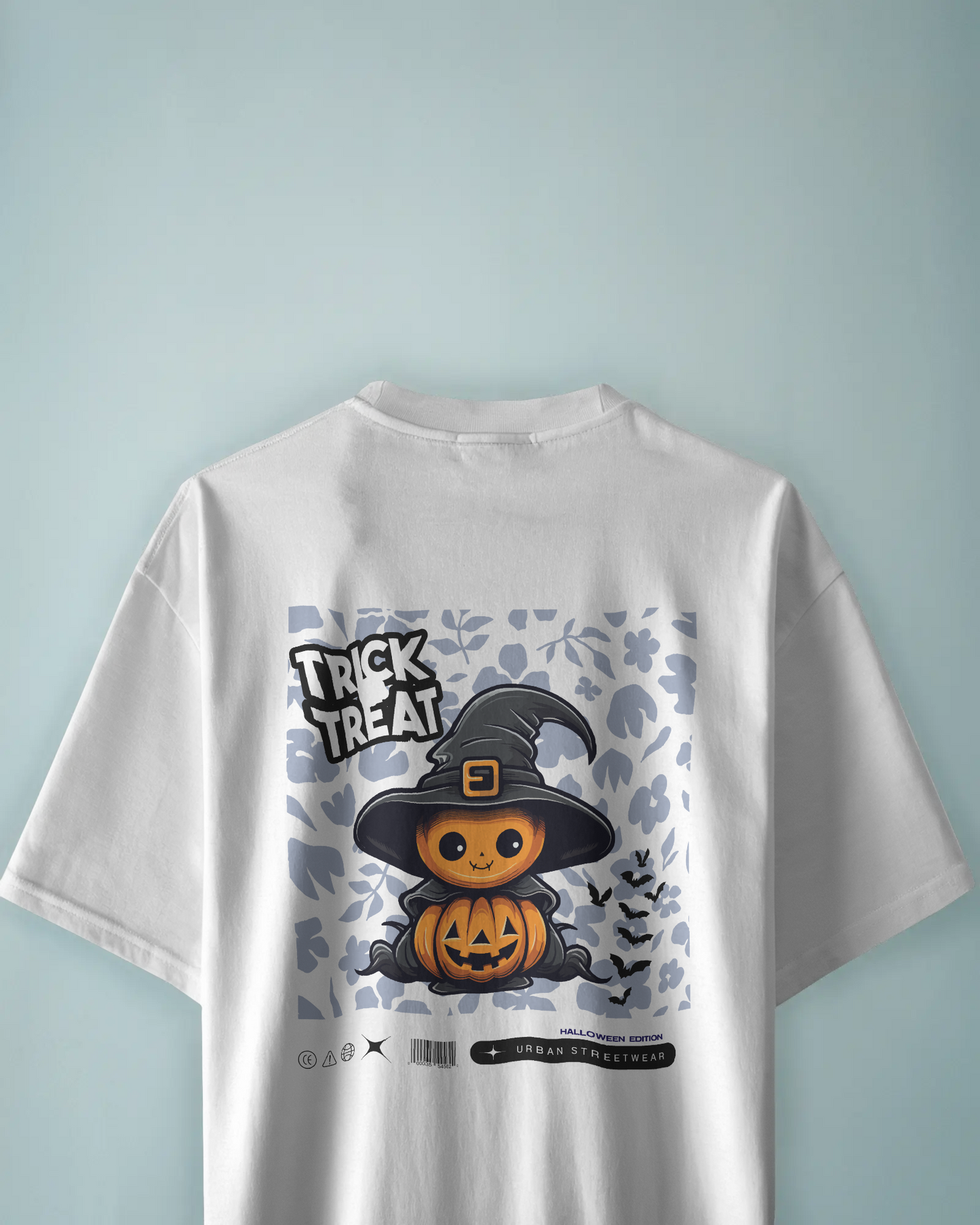 Unisex Halloween Tee – Trick or Treat Pumpkin Design