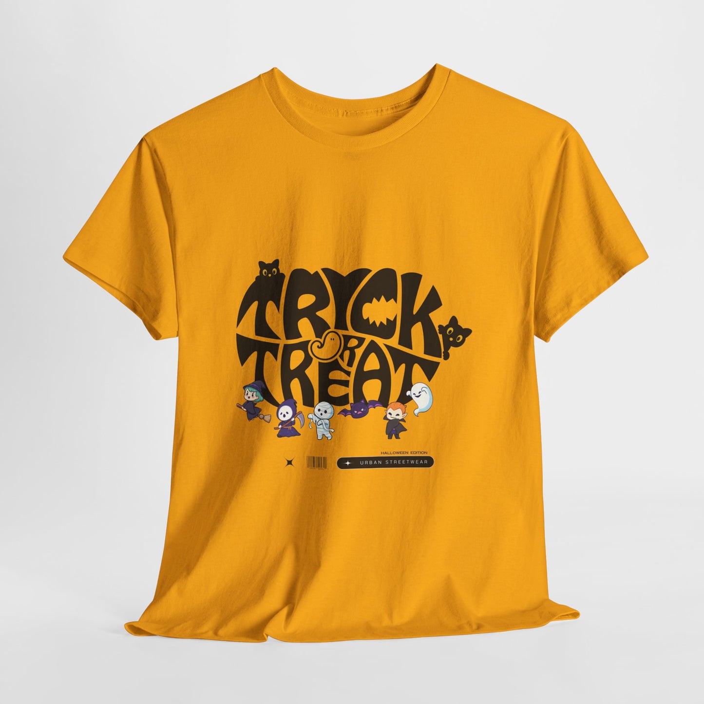 Unisex Halloween Cotton Tee – Trick or Treat